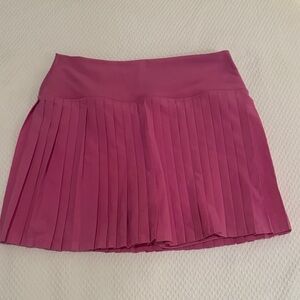 Pleated Pink Women's Athletic Skirt